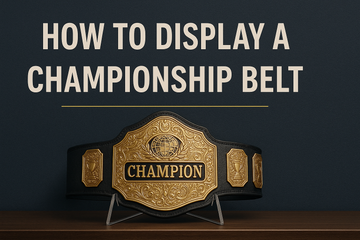 How to Display a Championship Belt