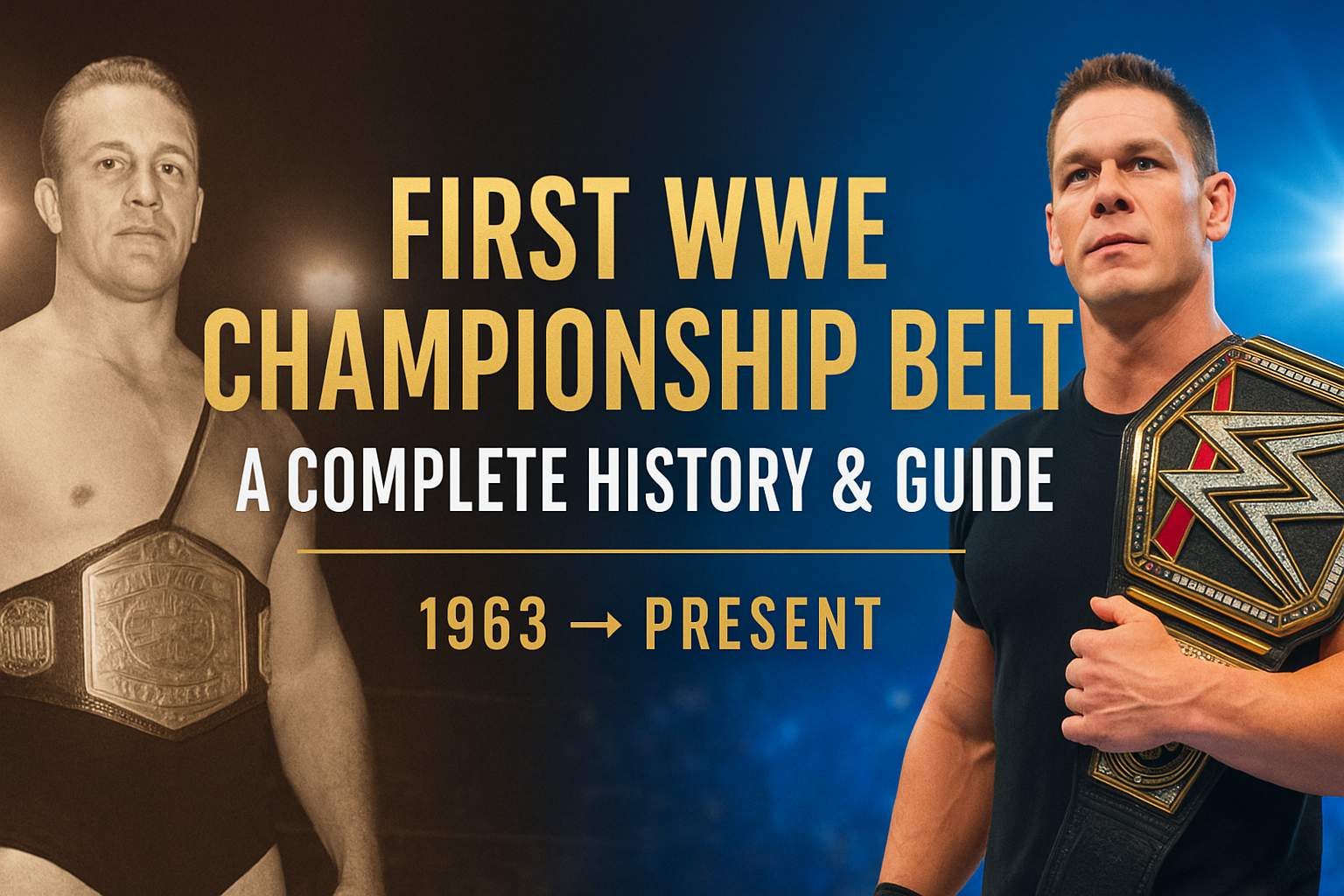 First WWE Championship Belt